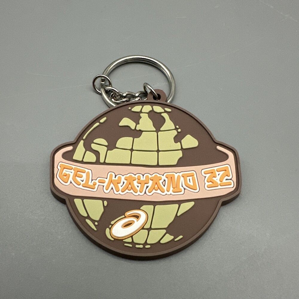 ASICS World Globe Keychain Gel Kayano 32 Hang Tag Accessory